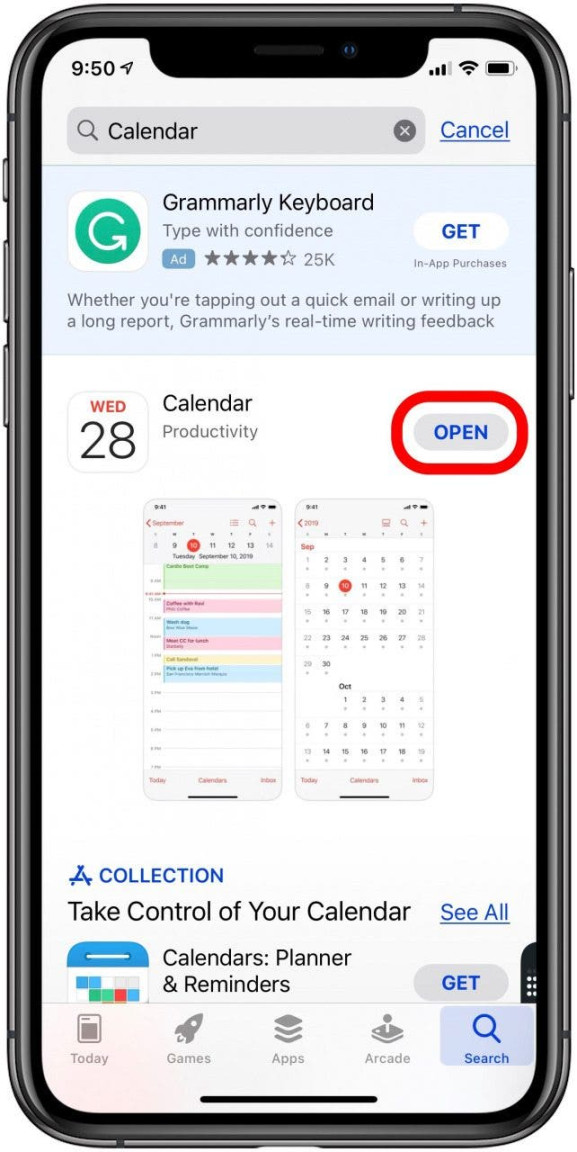 Solved: iPhone Calendar Disappeared (iOS )